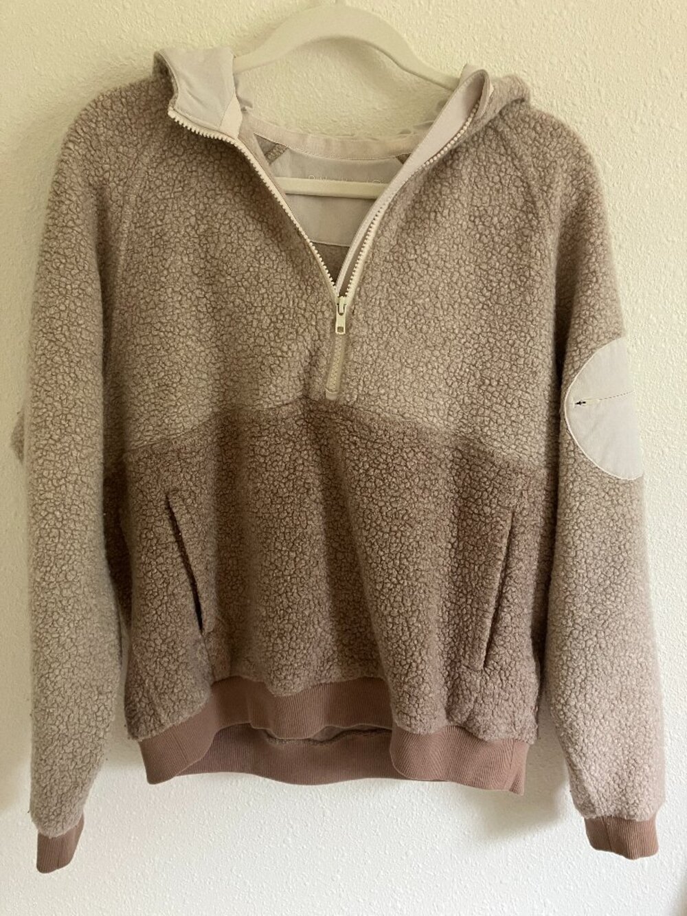 Outdoor Voices wool hoodie sweatshirt / fleece